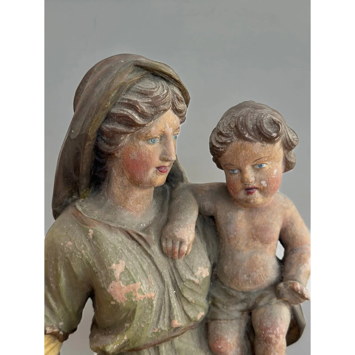 20th Century French Sainte in Resin