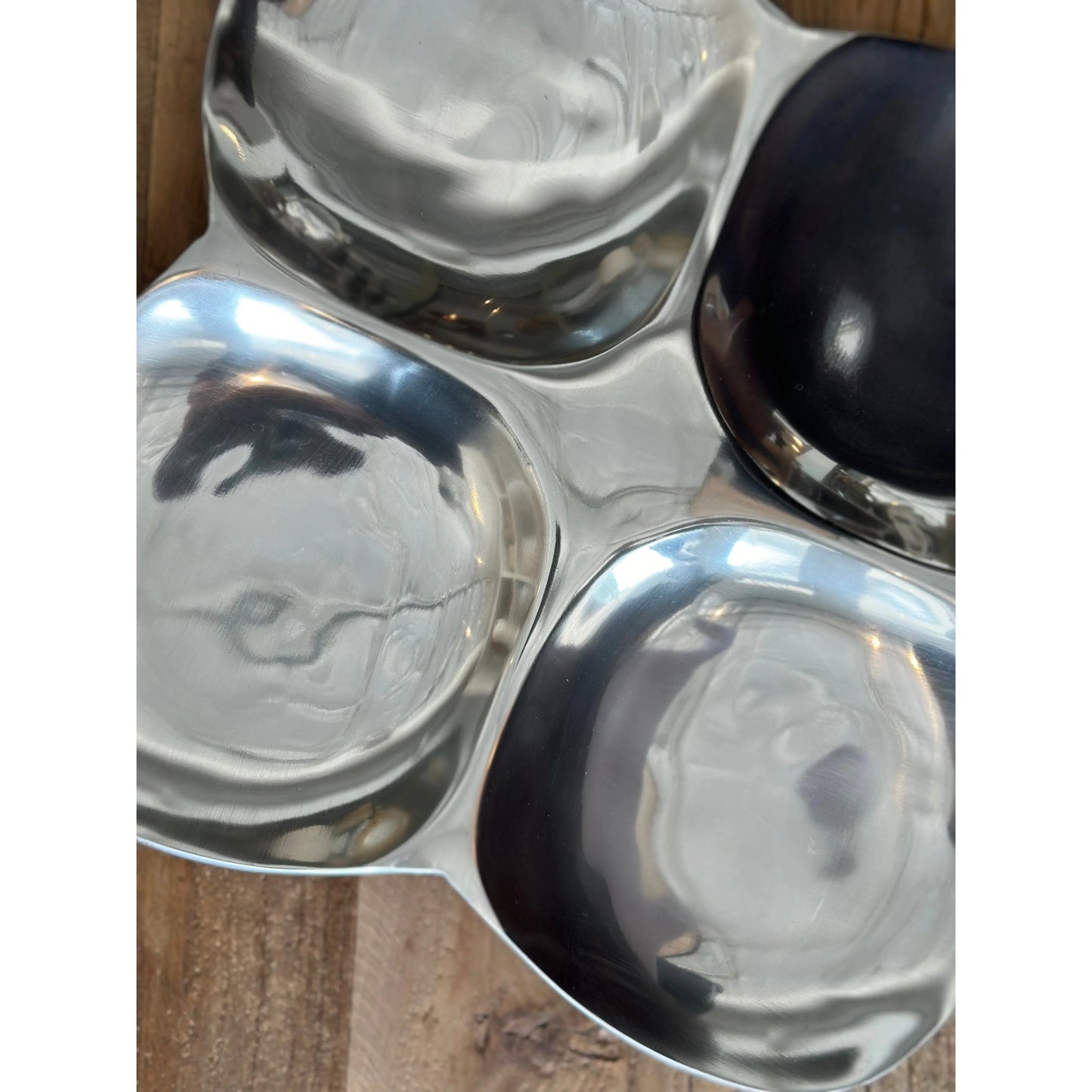 Cast Aluminum 4-Section Serving Platter
