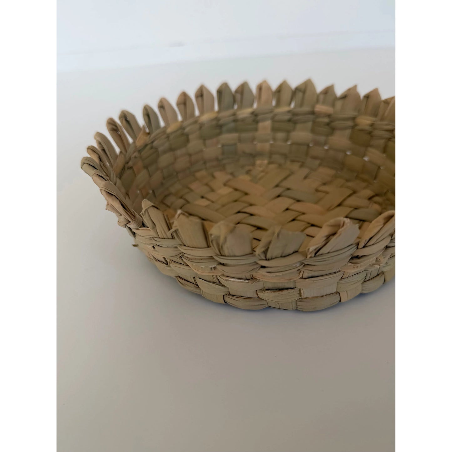 Handwoven Palm Leaf Basket