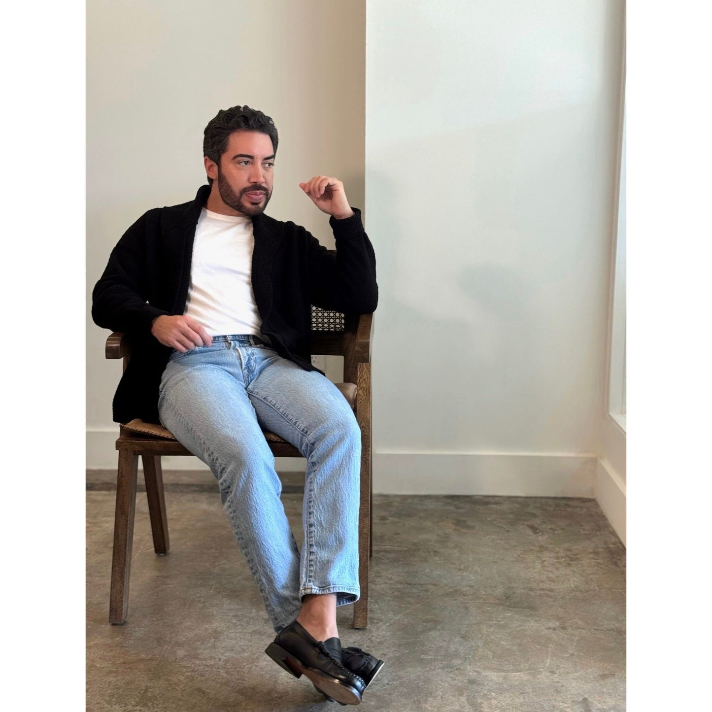 Haven Cardigan Black