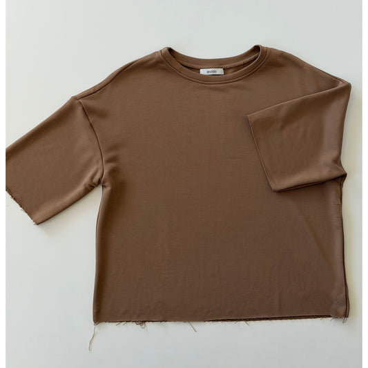 Essential Box Tee Taupe
