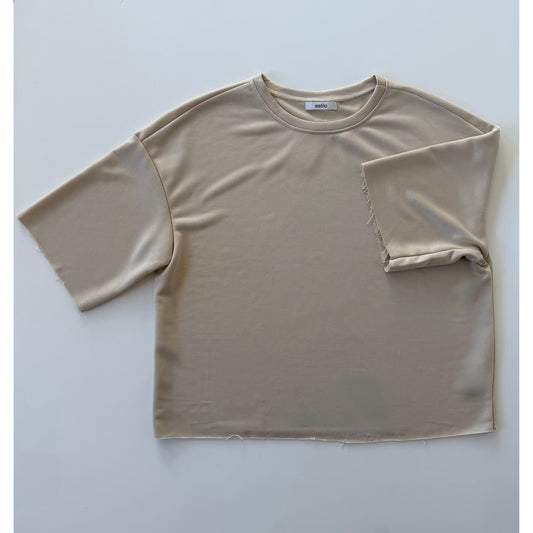 Essential Box Tee Sand
