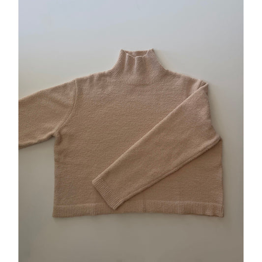 Haven Mock Neck Top Bone