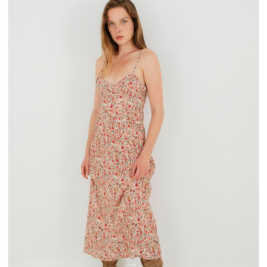 Petite Floral Print Dress