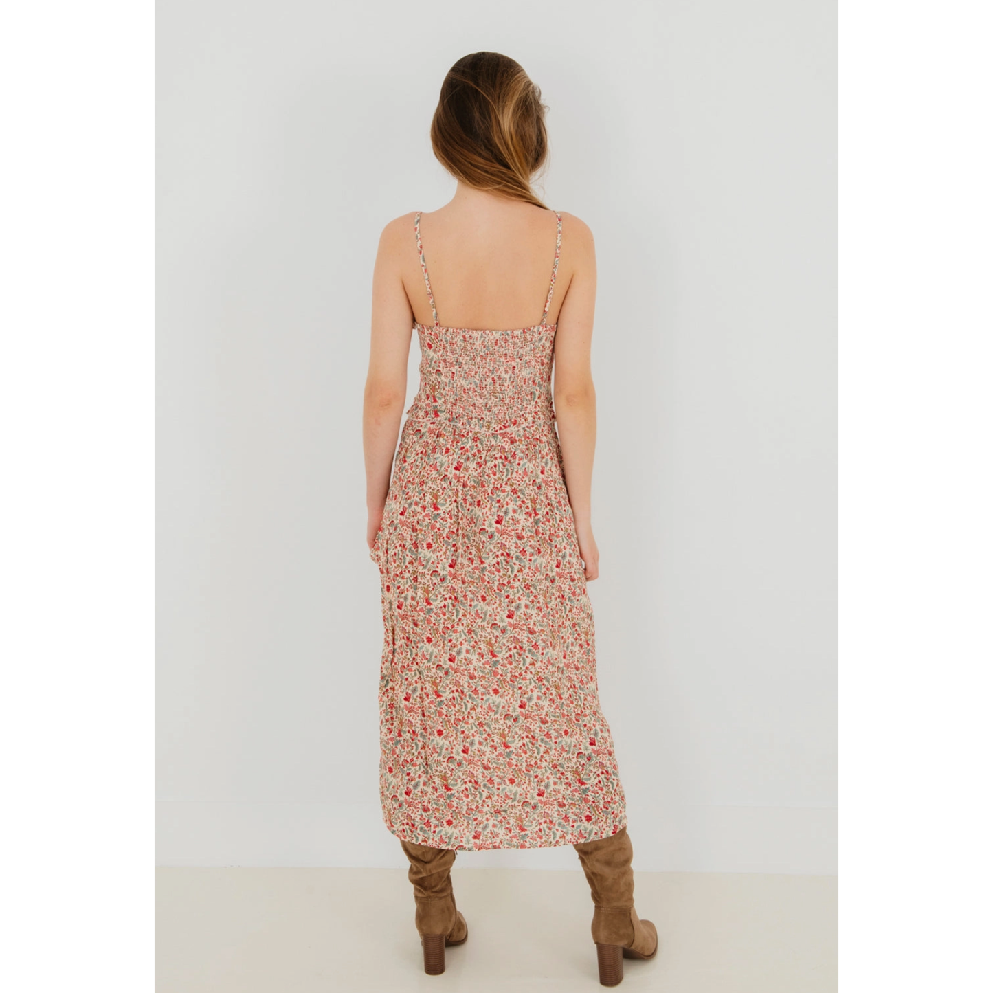 Petite Floral Print Dress