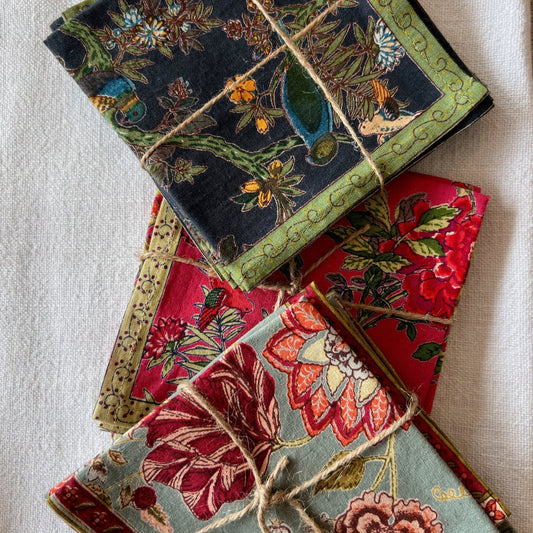 Blockprint Cocktail Napkin