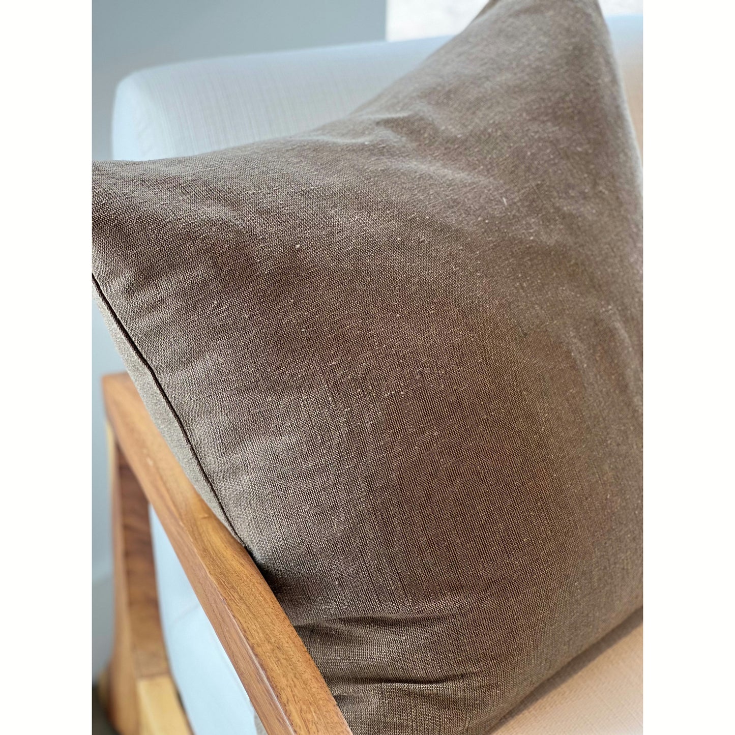Olive Organic Cotton Pillow