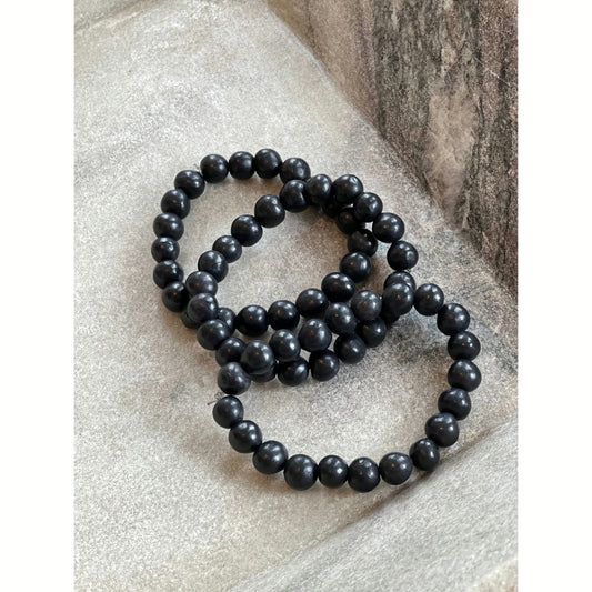 Black Ceramic Beaded Bracelet
