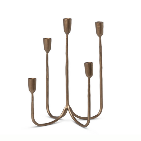 Forged Iron Candelabra Tall