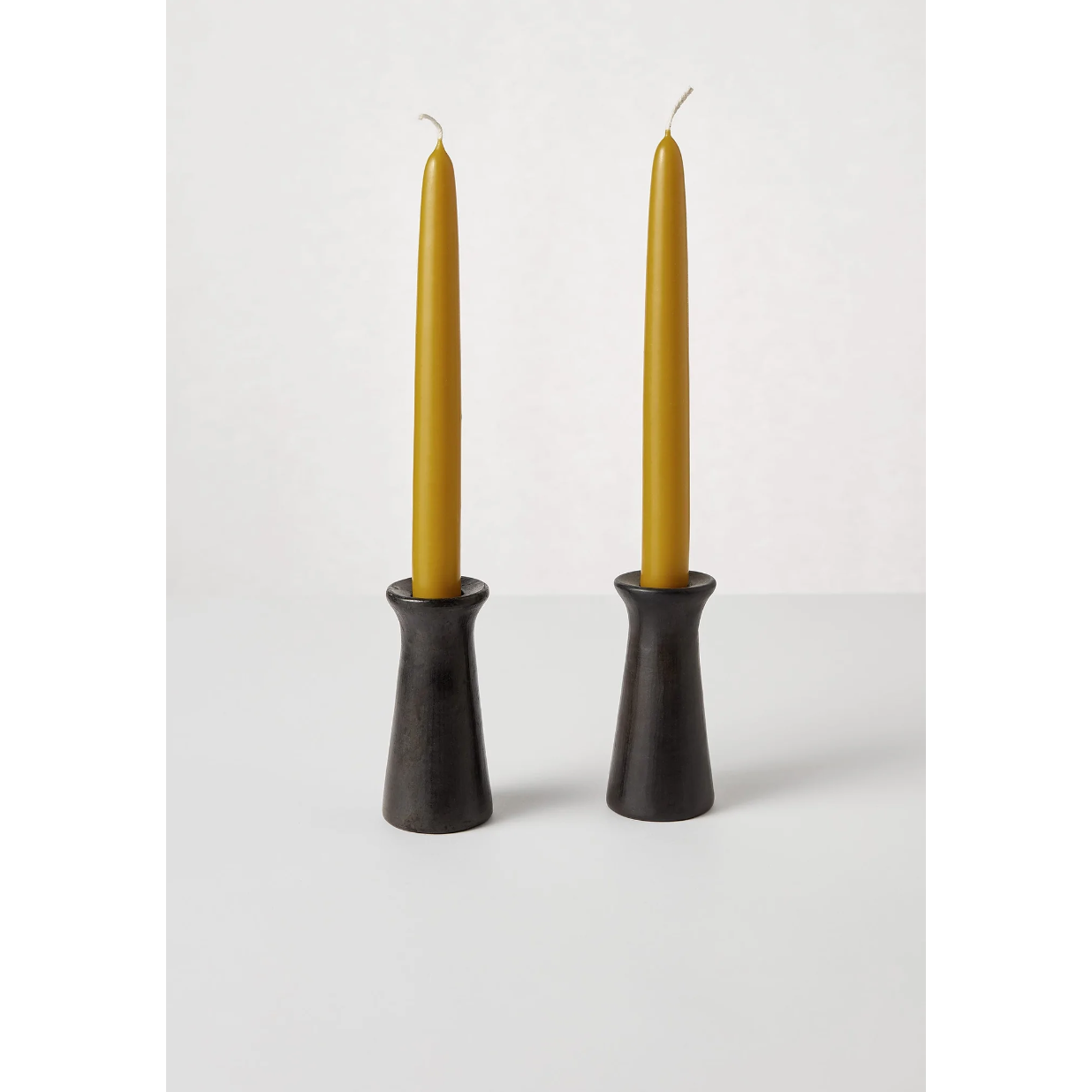 Golden Rod Candle Stick Pair