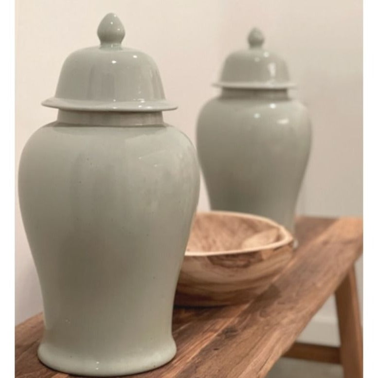 Celadon Ginger Jar
