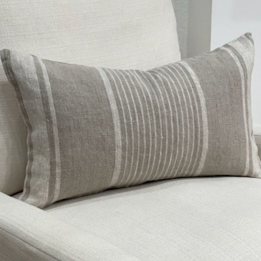 Striped Lumbar Pillow