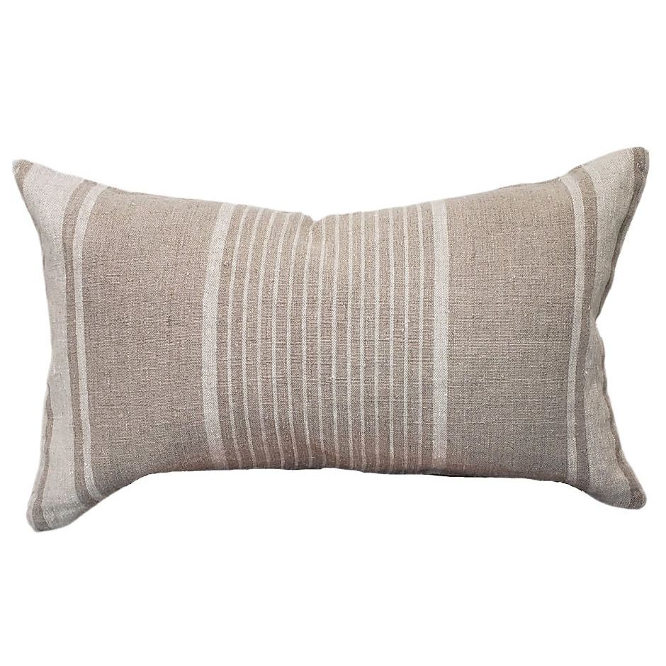 Striped Lumbar Pillow