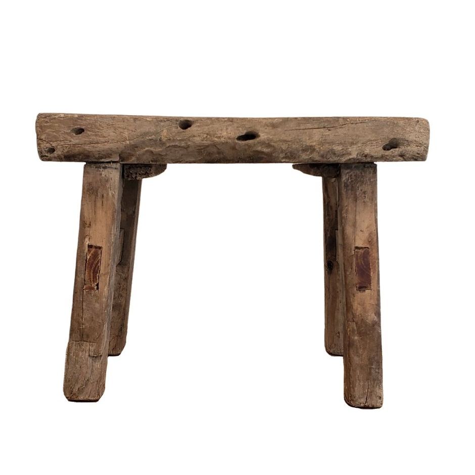 Reclaimed Wood Mini Stool
