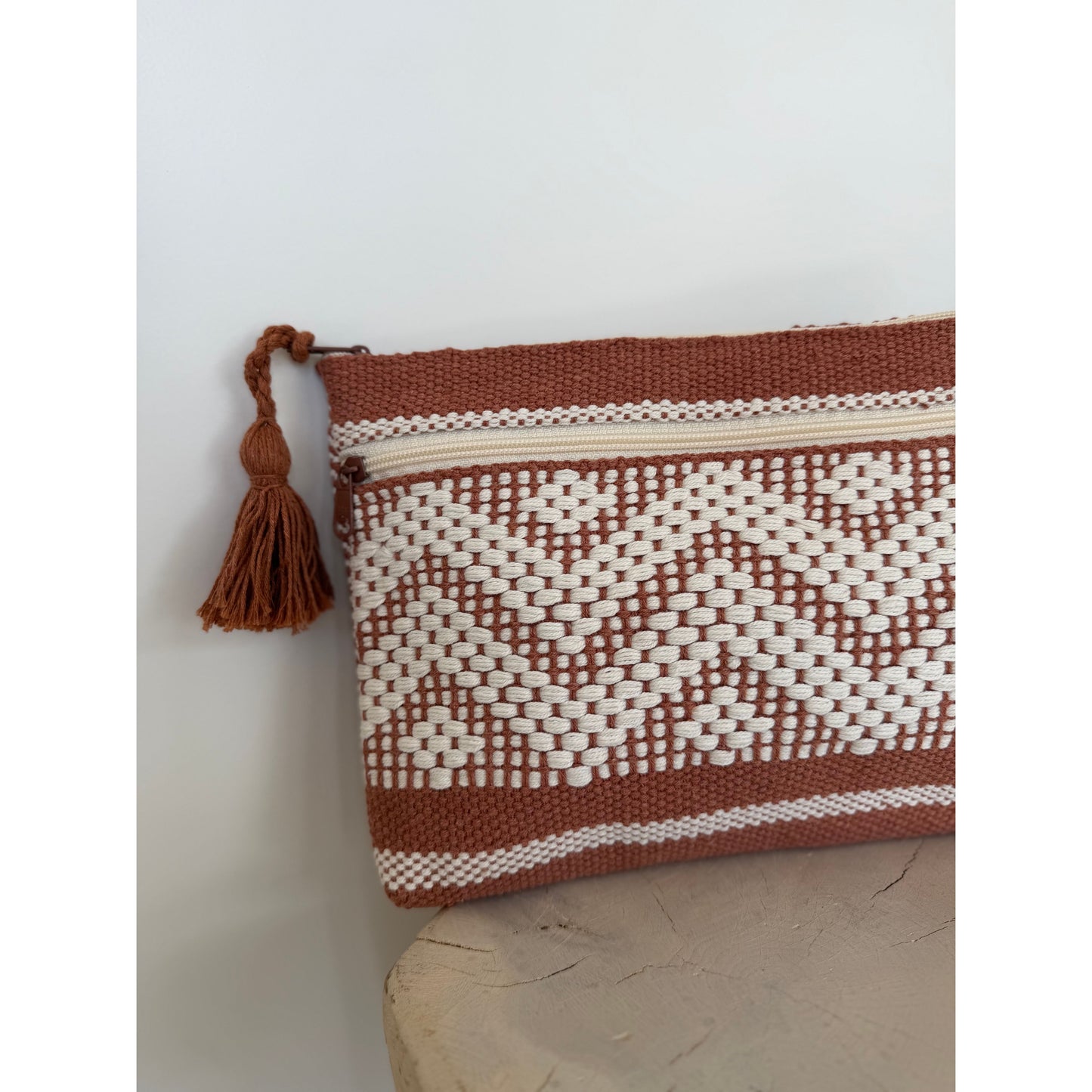 Hand Woven Zipper Pouch