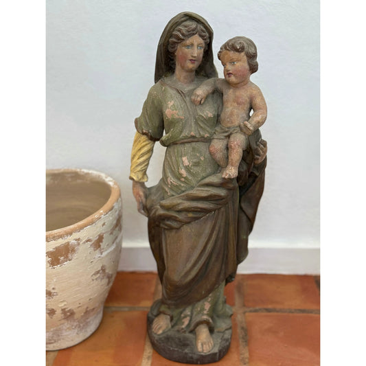 20th Century French Sainte in Resin