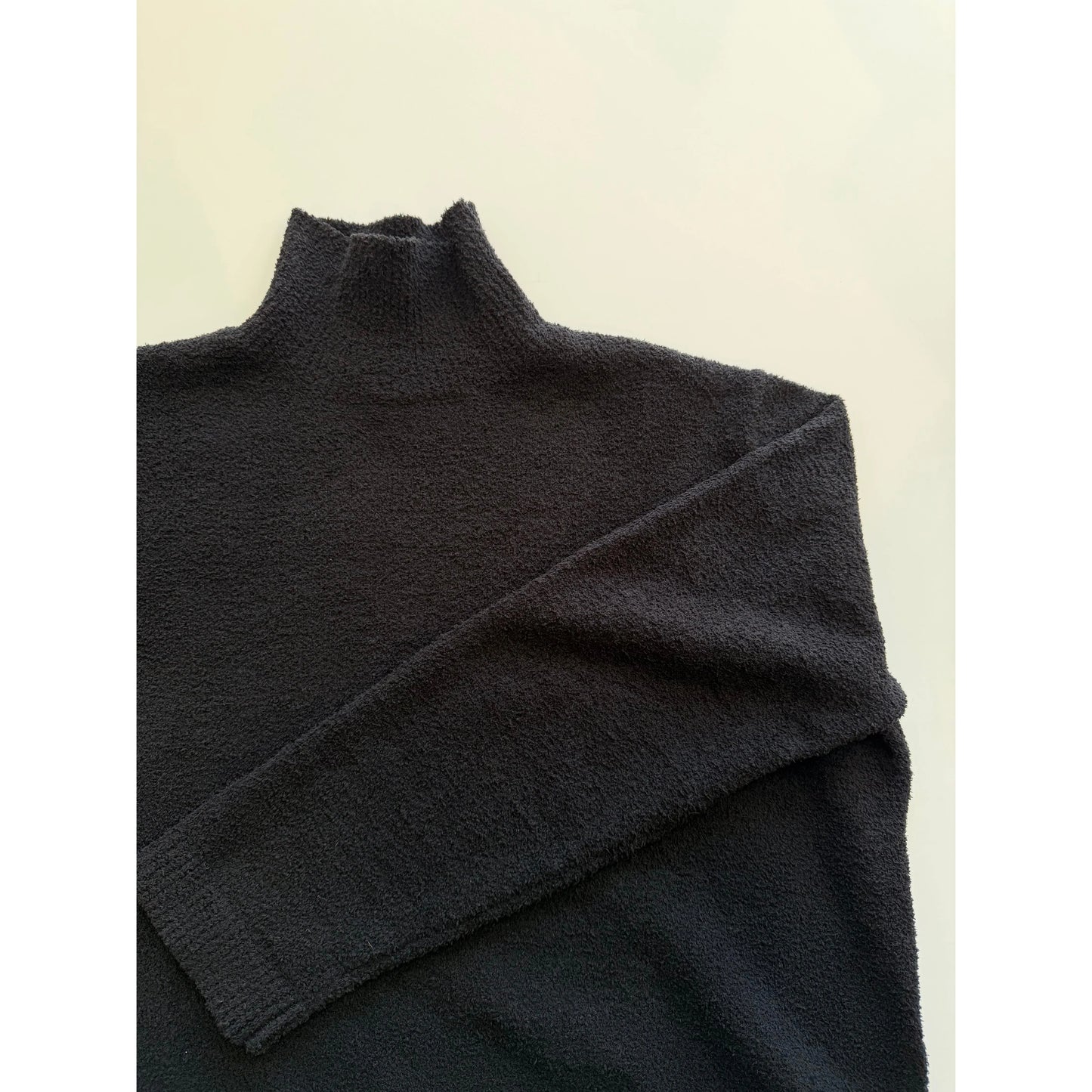 Haven Mock Neck Top Black