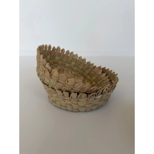 Handwoven Palm Leaf Basket