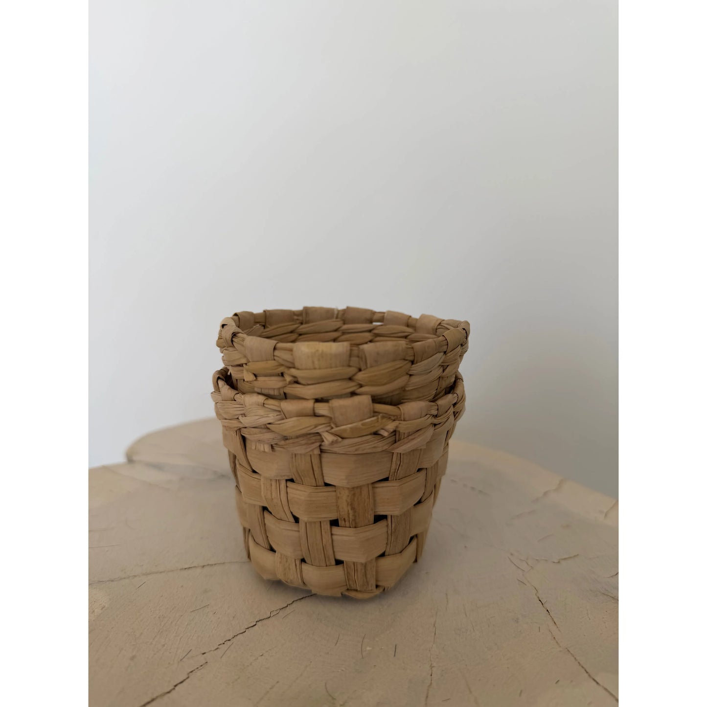 Hand Woven Rattan Basket