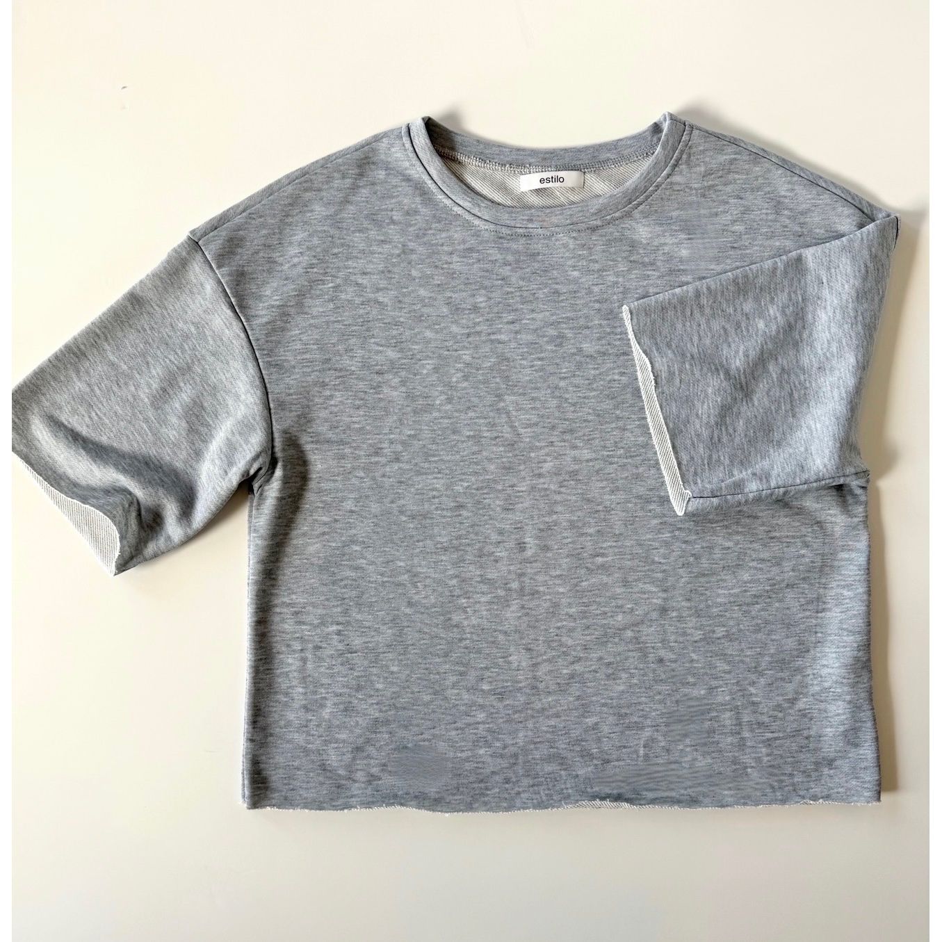 Essential Box Tee Heather Gray
