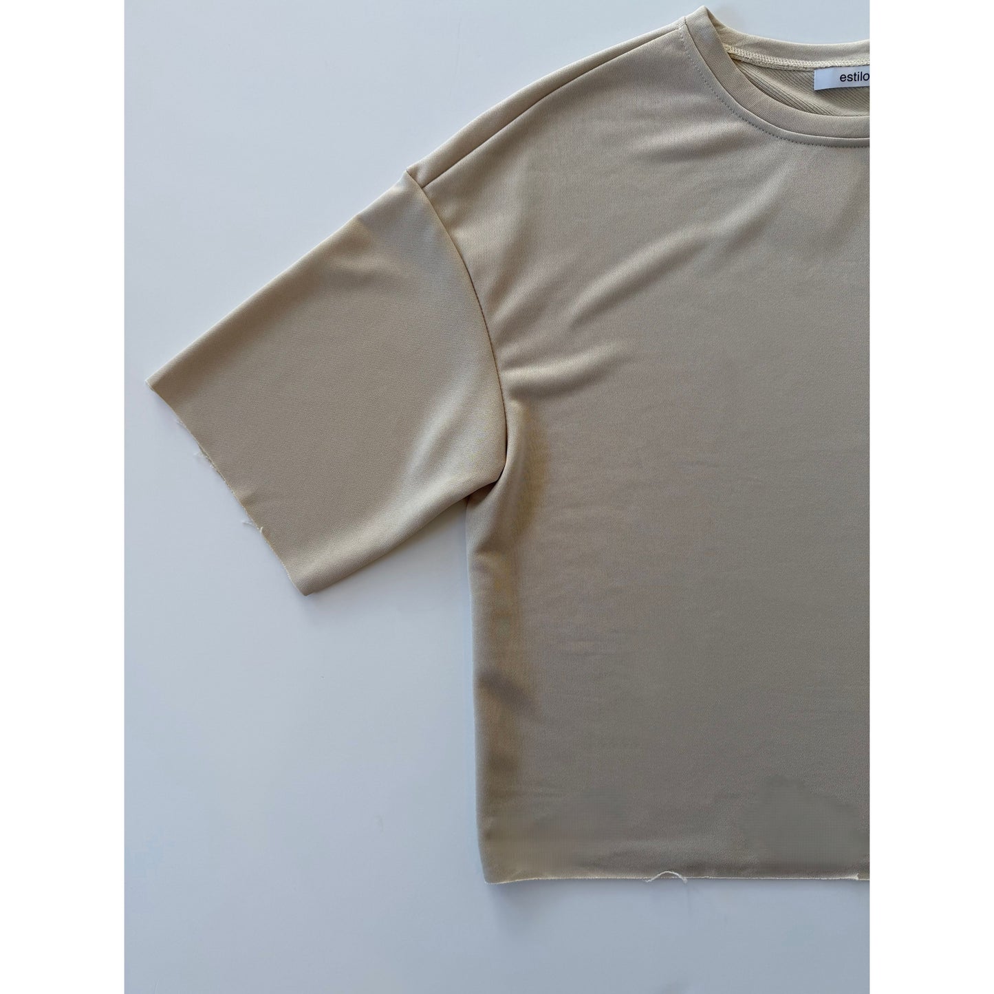 Essential Box Tee Sand