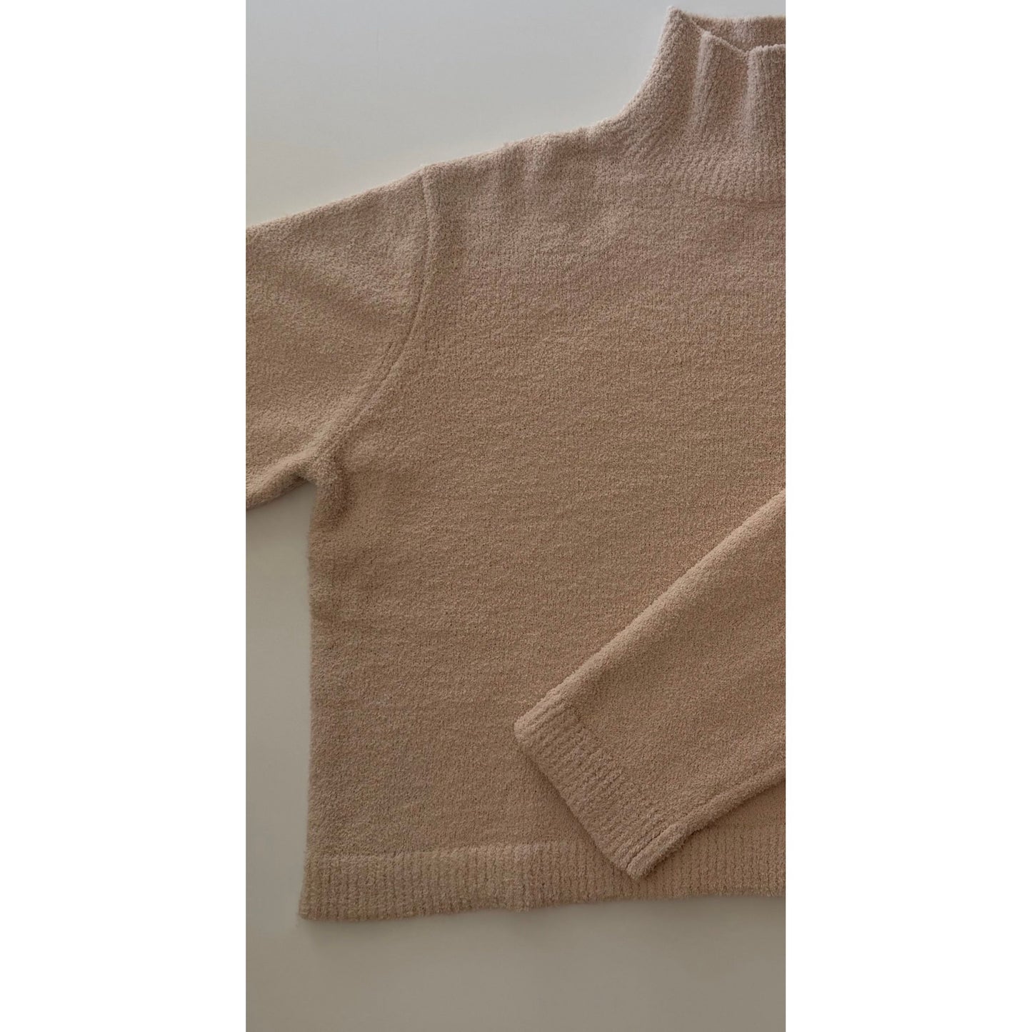 Haven Mock Neck Top Bone