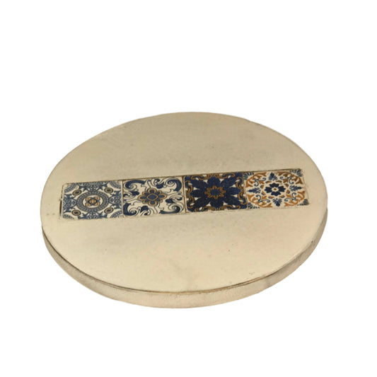 Hand-painted Inlaid Tile Trivet